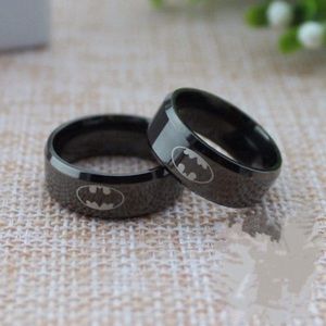 Batman Ring- Black- Titanium
